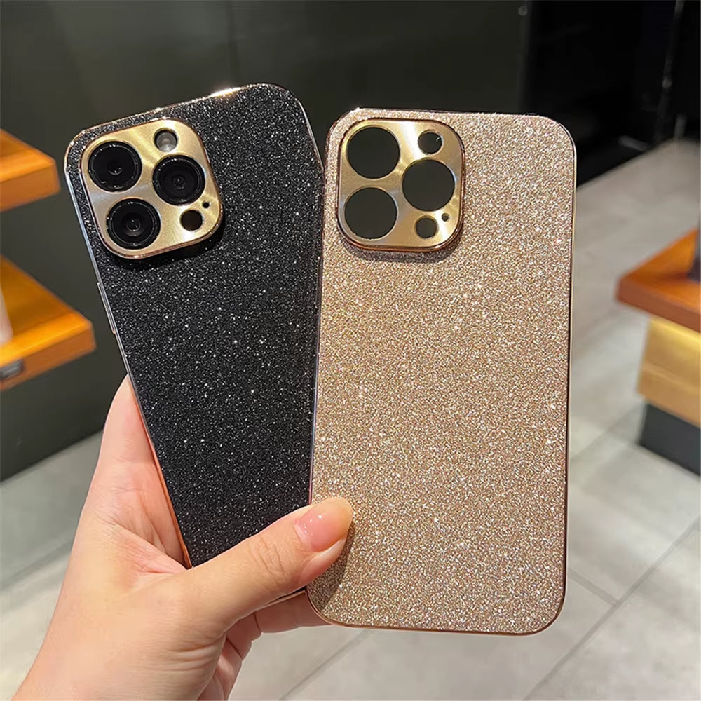 ✨ BlingNtecH Luxury Glitter Gem Diamond Case — Sparkling Plating for iPhone 17–13 Pro Max
