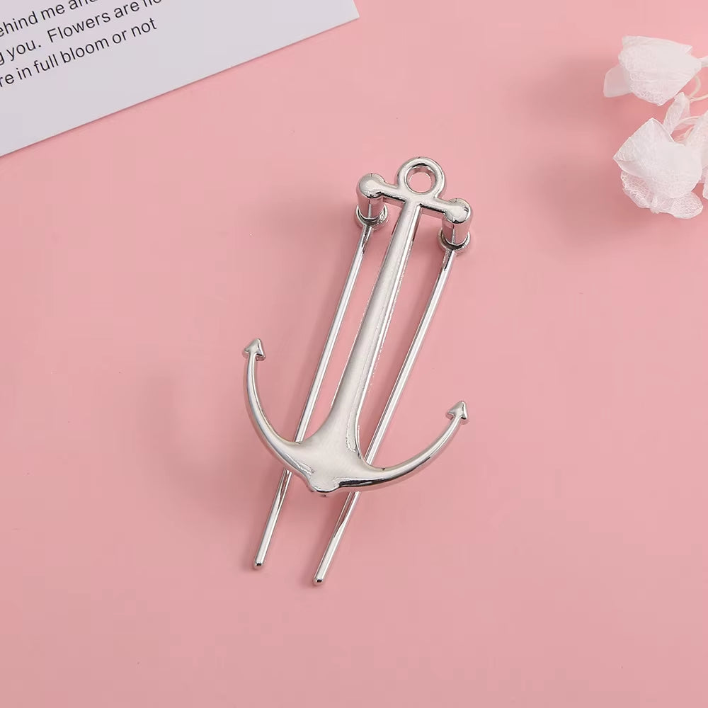 🎓⚓✨BlingNtecH Signature Anchor Metal Bookmark – Elegant Page Holder for Students, Teachers & Gift Lovers