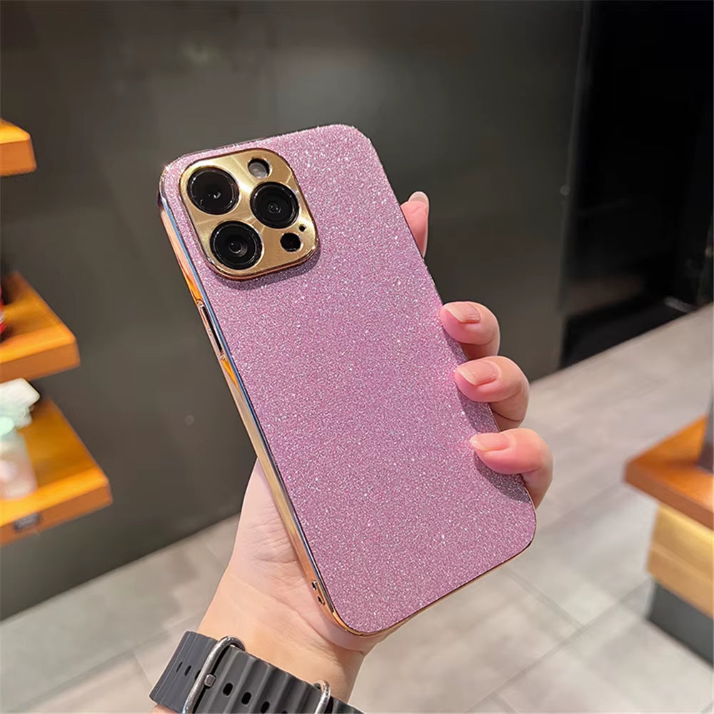 ✨ BlingNtecH Luxury Glitter Gem Diamond Case — Sparkling Plating for iPhone 17–13 Pro Max