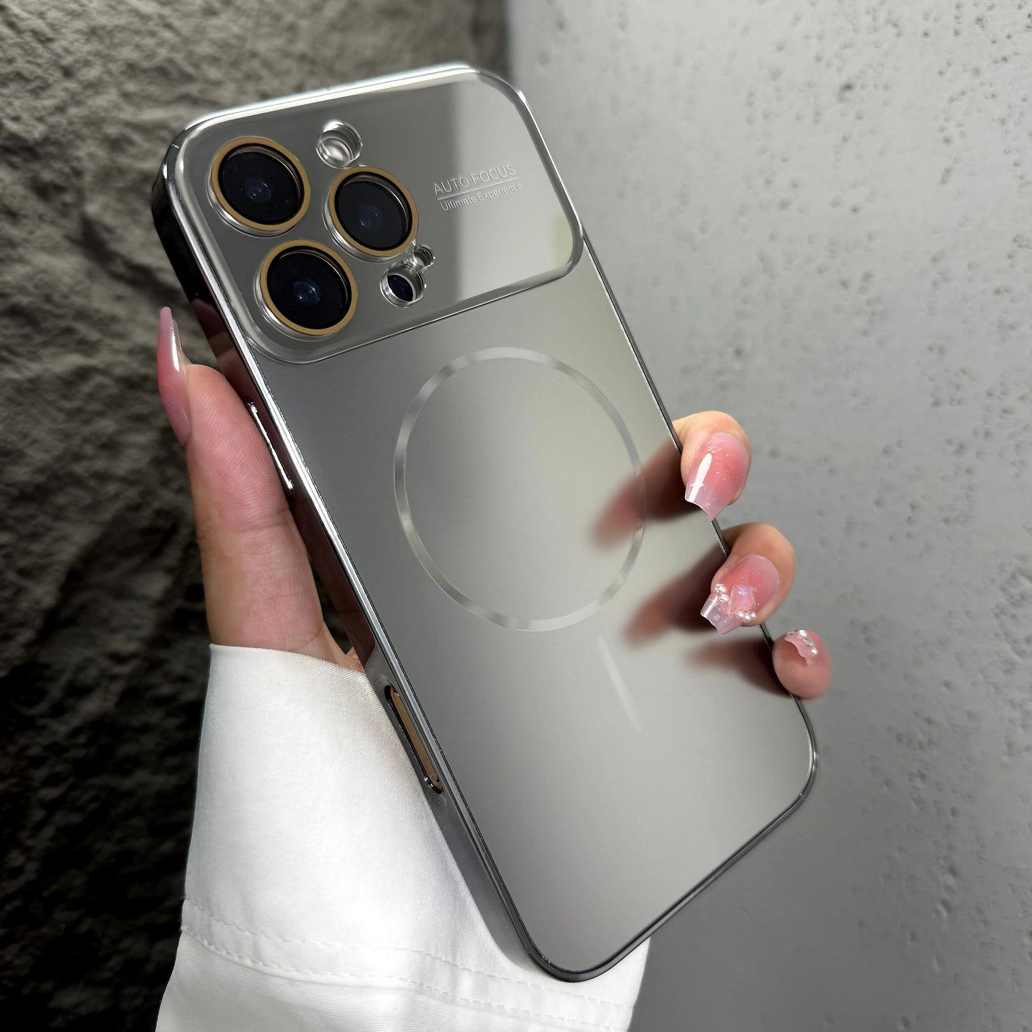BlingNtecH Matte AG Nano Magnetic Case β Magsafe Ready Tempered Glass Shield for iPhone 17 | 16 | 15 | 14 Pro Max | 17 Air