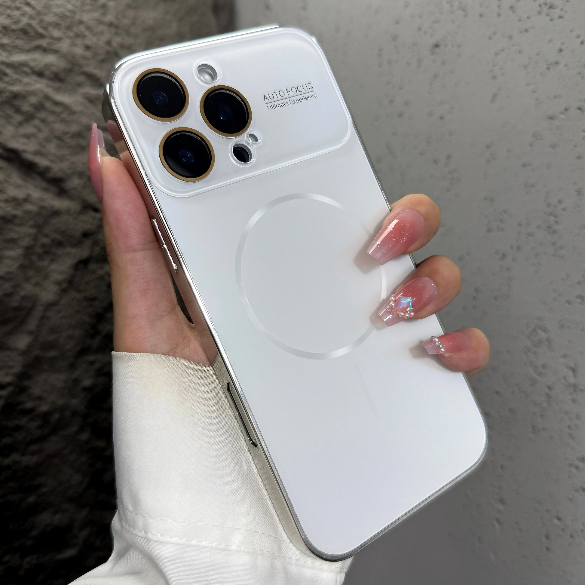 BlingNtecH Matte AG Nano Magnetic Case β Magsafe Ready Tempered Glass Shield for iPhone 17 | 16 | 15 | 14 Pro Max | 17 Air