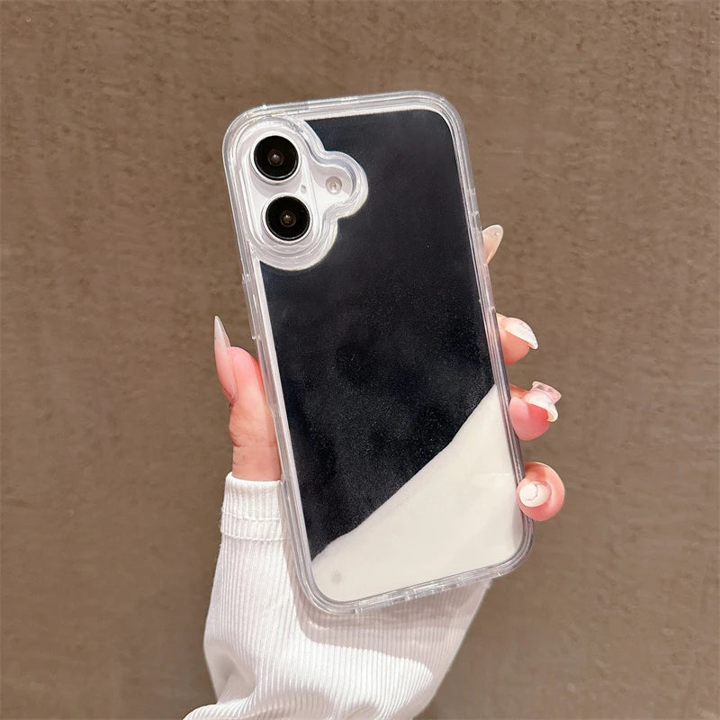 ✨ “BlingNTech Floating Glow Quicksand Glitter Case — Luminous Liquid Shine Cover for iPhone 14 15 16 17 Pro Max | Night Glow Glam Shell for Trendy Queens” ✨