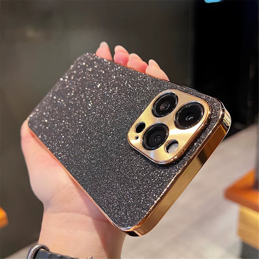 ✨ BlingNtecH Luxury Glitter Gem Diamond Case — Sparkling Plating for iPhone 17–13 Pro Max