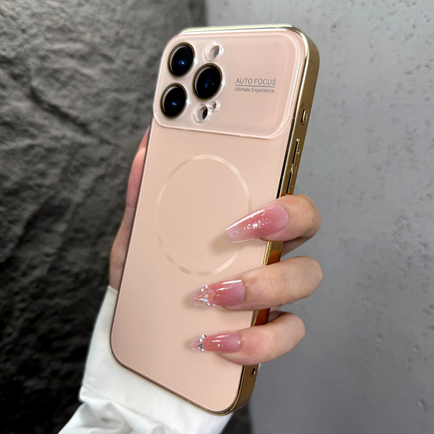BlingNtecH Matte AG Nano Magnetic Case — Magsafe Ready Tempered Glass Shield for iPhone 17 | 16 | 15 | 14 Pro Max | 17 Air