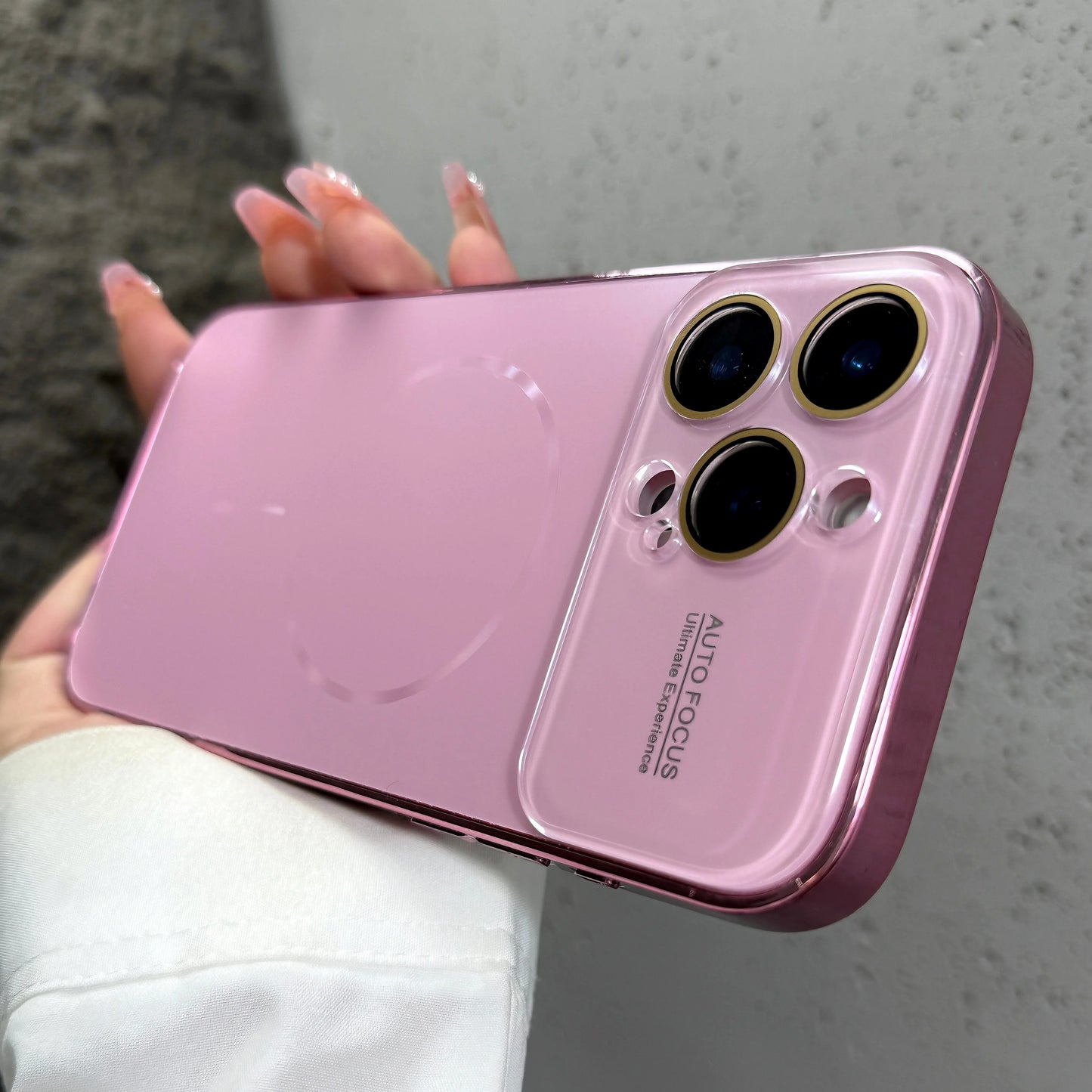 BlingNtecH Matte AG Nano Magnetic Case — Magsafe Ready Tempered Glass Shield for iPhone 17 | 16 | 15 | 14 Pro Max | 17 Air